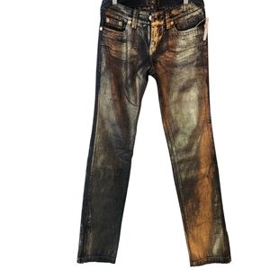 KLS Gold Jeans Sz 11/12